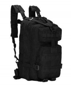 Military Canvas Backpack TR-1714 BLACK
